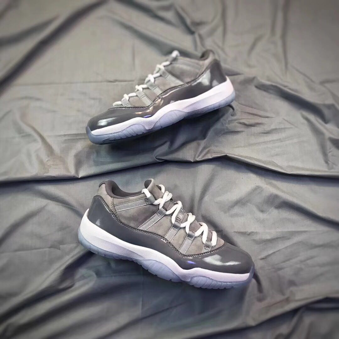 2018 Air Jordan 11 Low Cool Grey Shoes